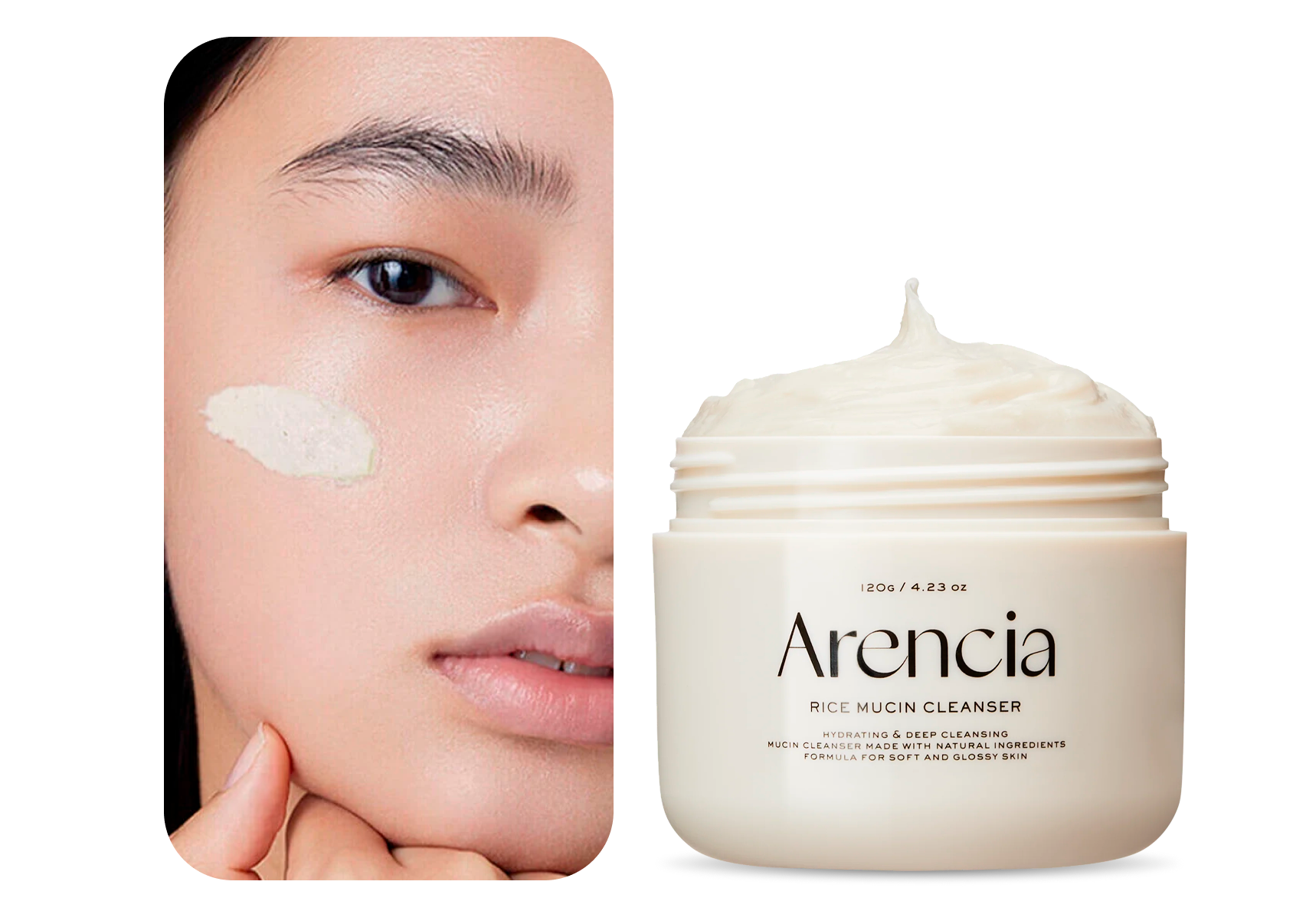 ARENCIA – Rice Mucin Cleanser (120 g)