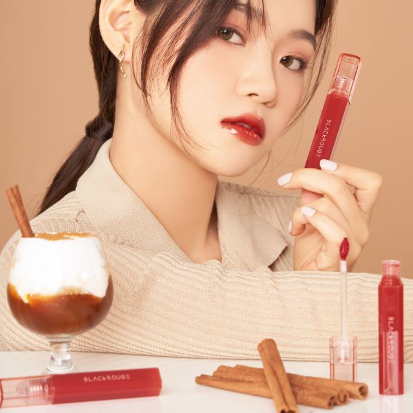 BLACK ROUGE - Half N Half Water Glow 2 HG07 Cinnamon Syrup (3.5 gr) - Mononori