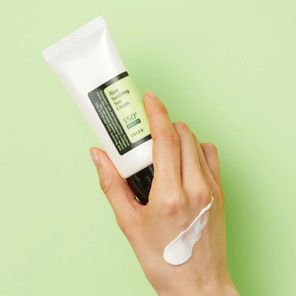 COSRX – Aloe Soothing Sun Cream SPF50+ PA+++ (50 ml) - Mononori