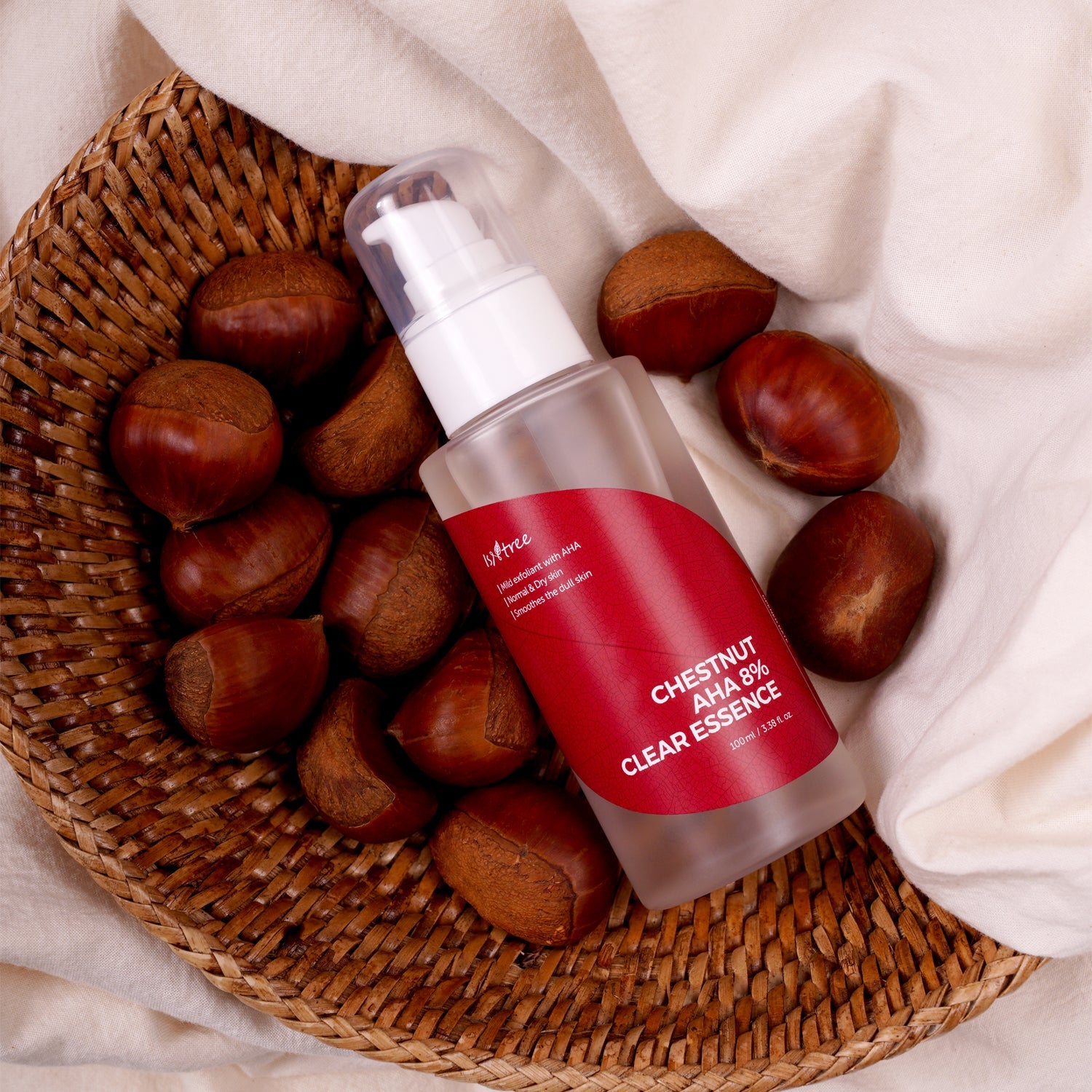 ISNTREE - Chestnut 8 % AHA Clear Essence (100 ml) - Mononori
