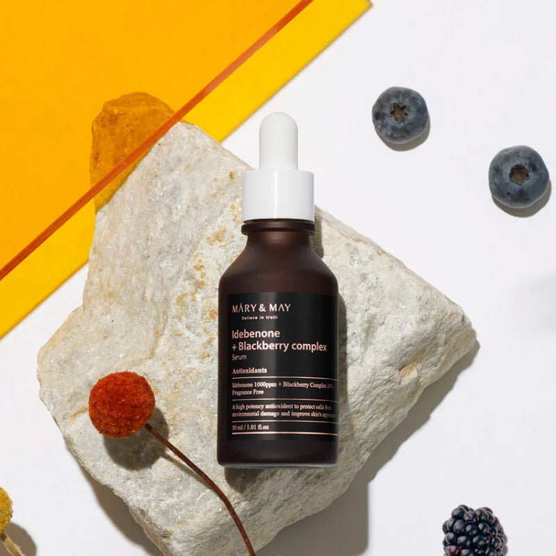 MARY & MAY – Idebenone + Blackberry Complex Serum (30 ml) - Mononori