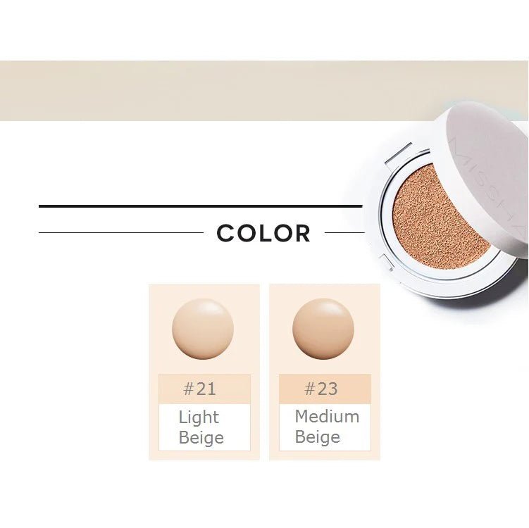 MISSHA – Magic Cushion Cover Lasting SPF50+/PA+++ (15 gr) - Mononori