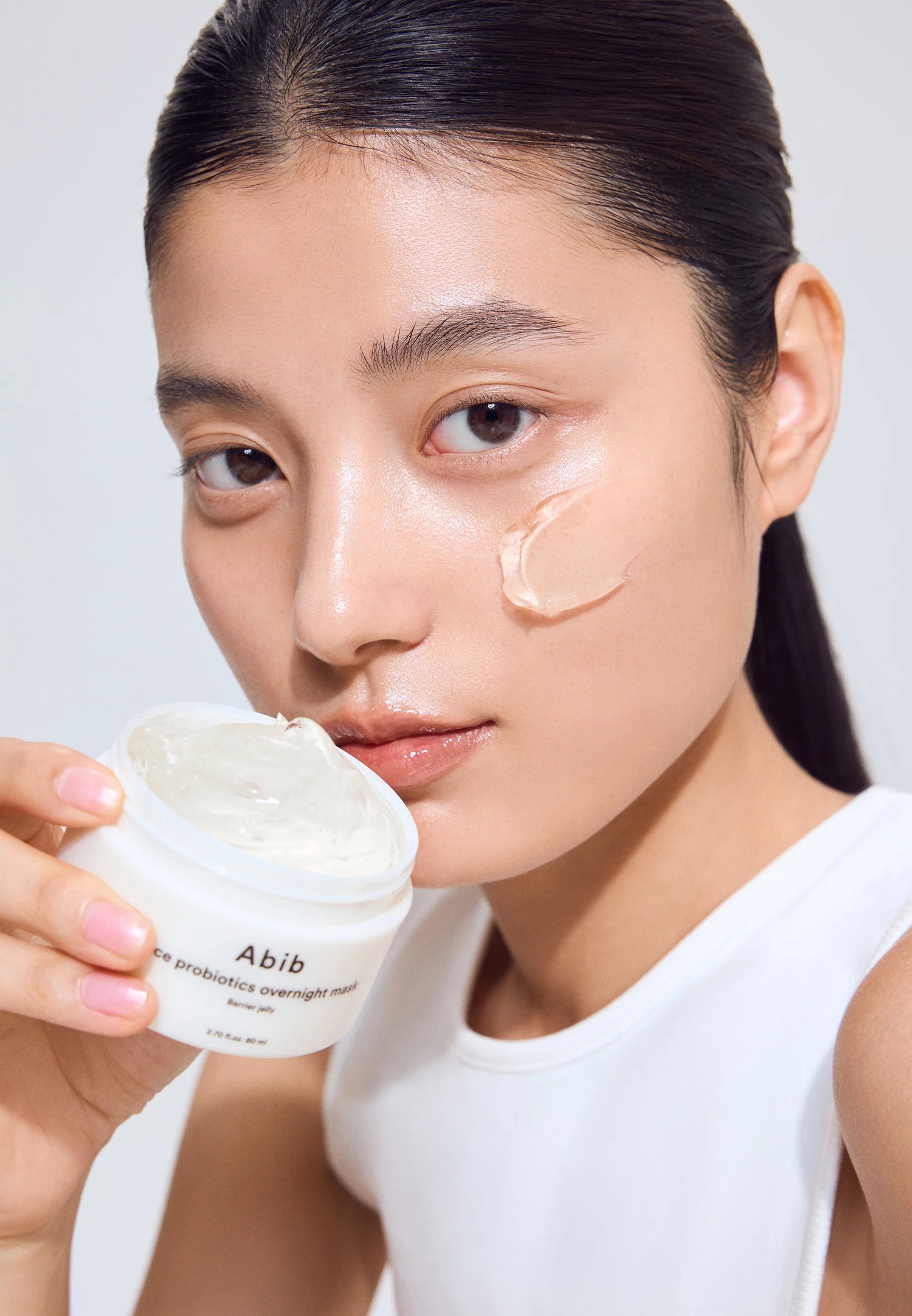 ABIB - Rice Probiotics Overnight Mask Barrier Jelly [Mascarilla facial] (80 ml) - Mononori