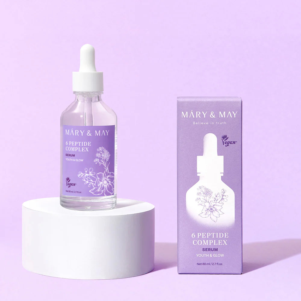 MARY &amp; MAY – 6 Peptide Complex Serum (Formato Jumbo 80 ml)