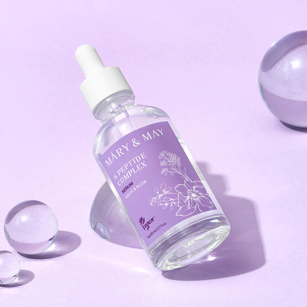 MARY &amp; MAY – 6 Peptide Complex Serum (Formato Jumbo 80 ml)