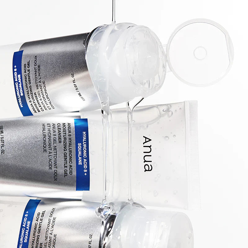 ANUA – 8 Hyaluronic Acid Moisturizing Gentle Gel Cleanser (150 ml) - Mononori