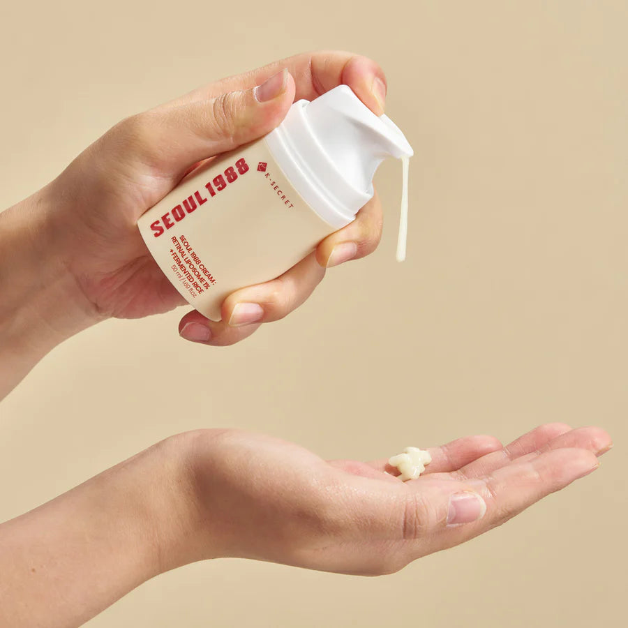 K-SECRET SEOUL 1988: Cream Retinal Liposome 1% + Fermented Rice (50 ml)