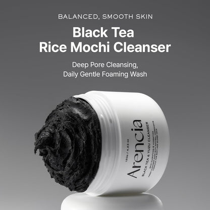 ARENCIA – Black Tea Rice Mochi Cleanser (120 g)