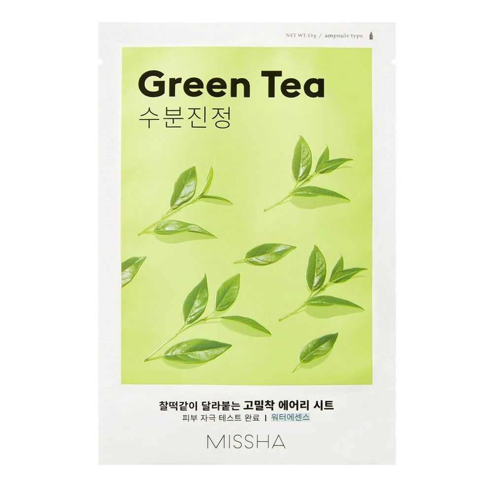 MISSHA - Mascarilla Airy Fit Sheet Mask - Té verde