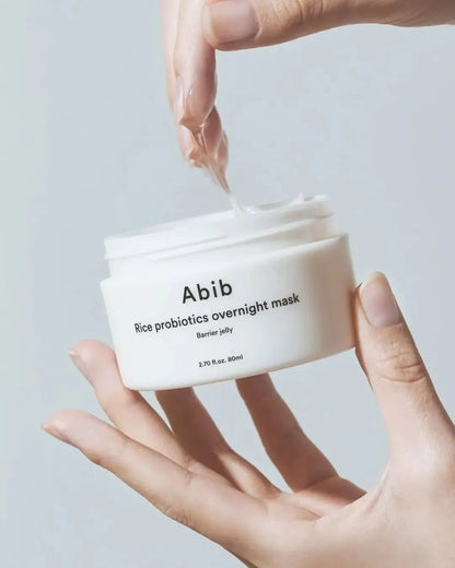 ABIB - Rice Probiotics Overnight Mask Barrier Jelly [Mascarilla facial] - 80 ml - Mononori