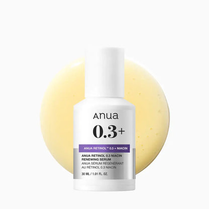 ANUA – Nano Retinol 0.3% + Niacin Renewing Serum (30 ml) - Mononori