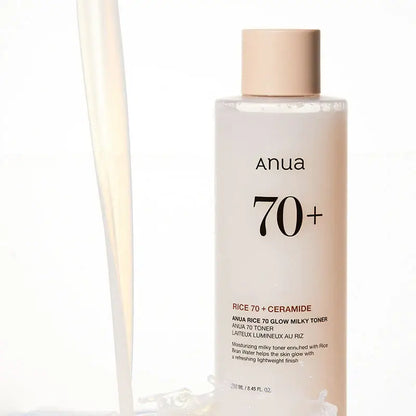 ANUA – Rice 70 Glow Milky Toner (250 ml) - Mononori