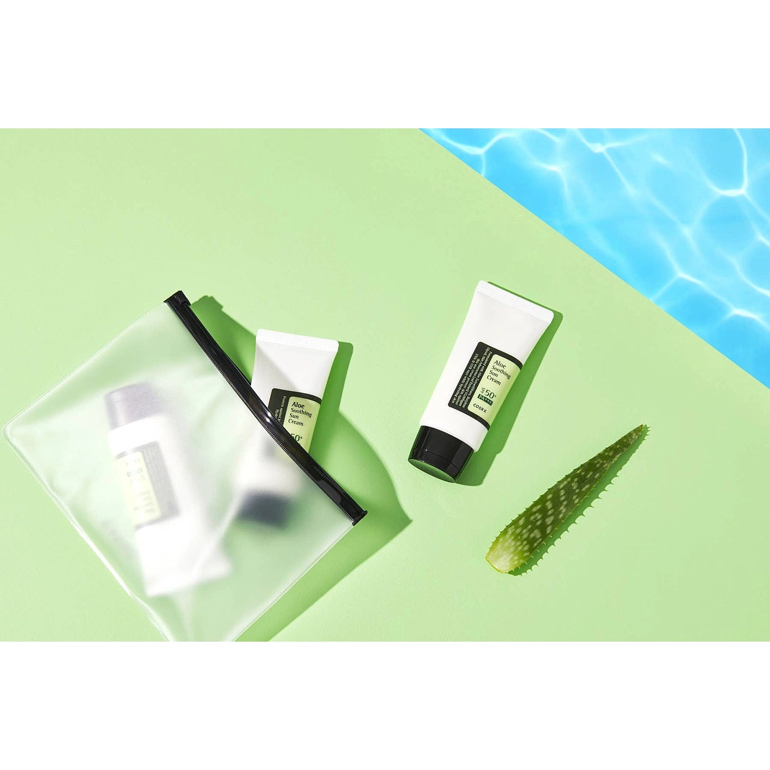 COSRX – Aloe Soothing Sun Cream SPF50+ PA+++ (50 ml) - Mononori