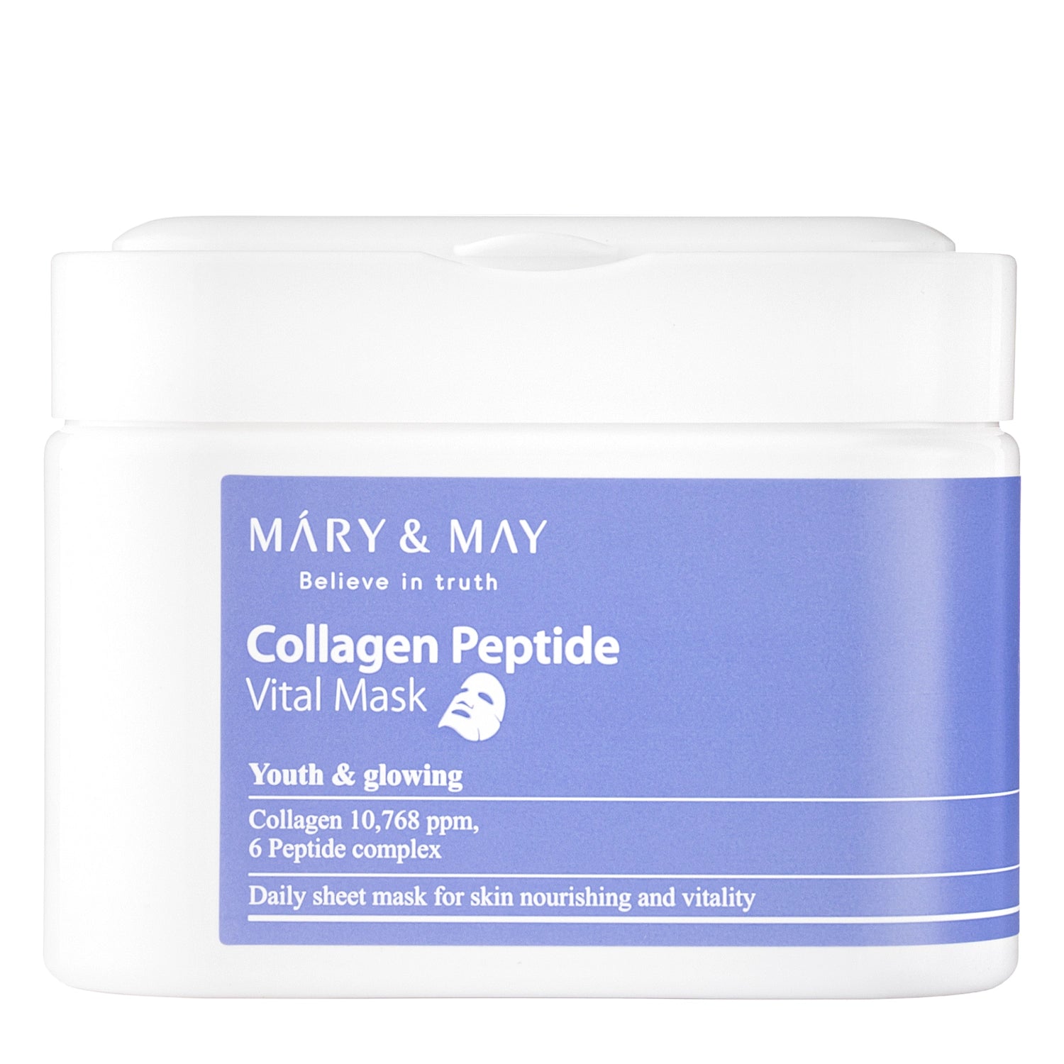 MARY &amp; MAY – Collagen Peptide Vital Mask (30 uds) - Mononori