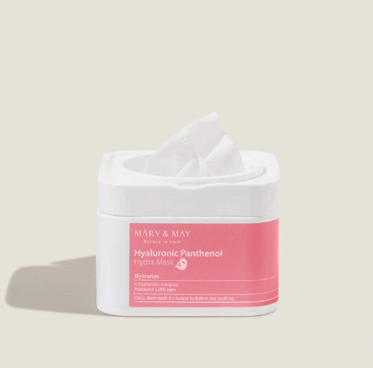 MARY &amp; MAY – Hyaluronic Panthenol Hydra Mask (30 uds) - Mononori