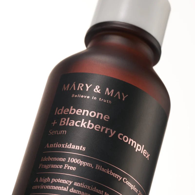 MARY &amp; MAY – Idebenone + Blackberry Complex Serum (30 ml) - Mononori