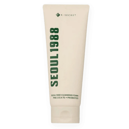 K-SECRET SEOUL 1988 - Cleansing Foam: Pine Cica 1% + Probiotics (150 ml)